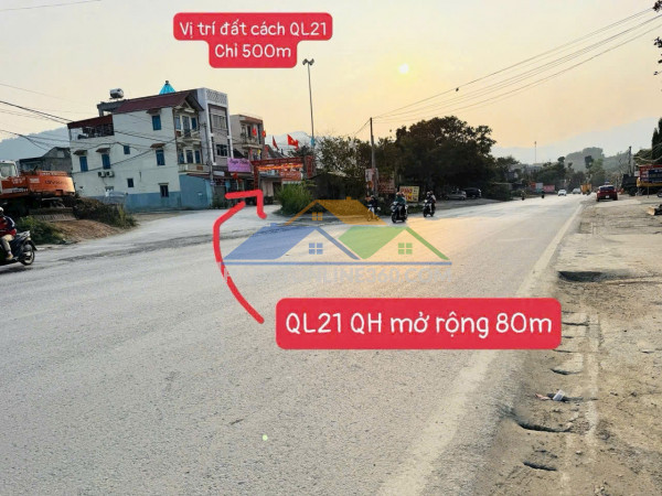 Bán đất, phú cát, hà nội tiếp giáp v đ 5 tổ hợp y tế đô thị vệ tinh hòa lạc 100 m2, 3,5 tỷ.