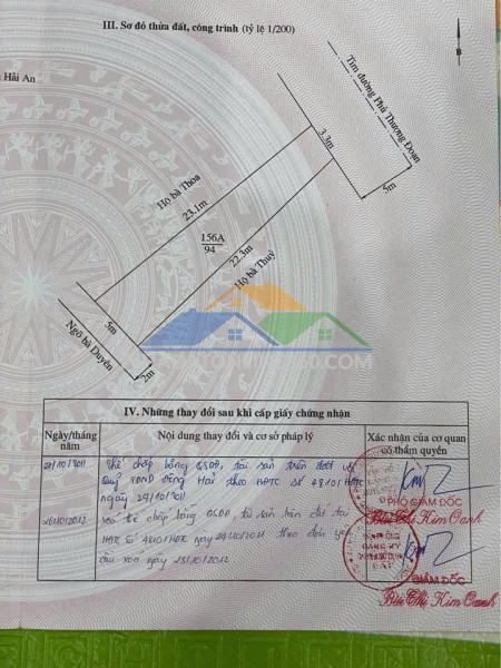 Đất đẹp - mặt tiền - chính chủ cần bán đất đường phủ thượng đoạn, đông hải 1, hải an, hải phòng