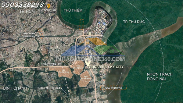 Booking giữ chỗ sớm v8, v9, hưởng 1% chiết khấu tại sunshine sky city để đón đầu hạ tầng phát triển