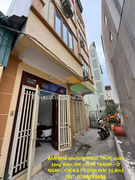 Hot chính chủ bán nhà phường ngọc thụy, quận long biên, hn – ô tô tránh – ở ngay – chỉ 8,8 tỷ