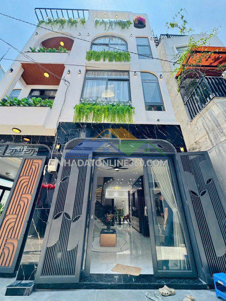 Nhà xây mới 100% - tú mỡ - sát quận bình thạnh - hxh thông - 4 tầng đúc thật - 3pn lớn - giá bán 8.98 tỷ - tl - tặng full nội thất