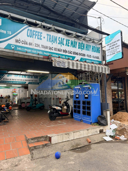 Sang nhượng trạm sạc- cafe tại phường thông tây hội, hồ chí minh