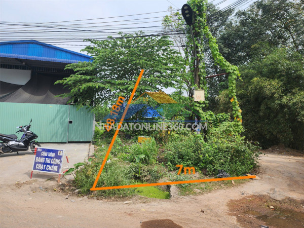 Ngân hàng thanh lý gấp đất tân uyên sẵn 160m2 thổ, ngang 7m, dt 346.7m2, giá 3.413 tỷ