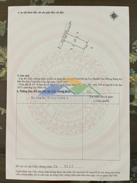 Đất đẹp – giá tốt  – chính chủ cần bán nhanh đất phường lộc phát, tp bảo lộc, lâm đồng