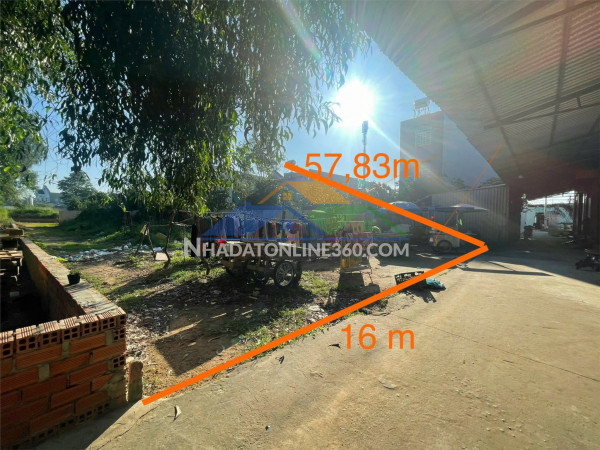 Ngân hàng thanh lý gấp đất sẵn thổ, ngang 16m, dt 528.8m2, giá 2.462 tỷ