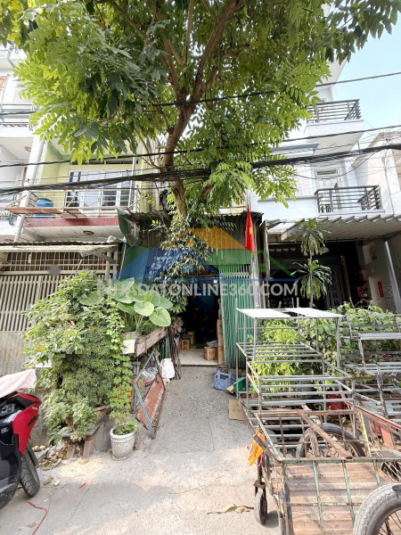 Nhà 2 tầng nở hậu mặt tiền đường bùi điền phường chánh hưng. giá 7,68 tỷ tl