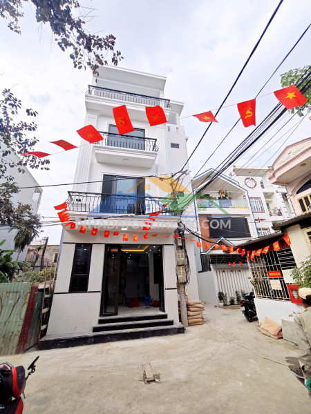 ???? nhà đẹp phố trung hành - 50m 4 tầng - lô góc - mới tinh - mặt ngõ