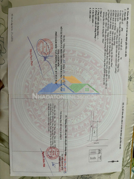 Đất đẹp – giá tốt  – chính chủ cần bán gấp tại thị trấn đất đỏ, huyện đất đỏ, bà rịa – vũng tàu