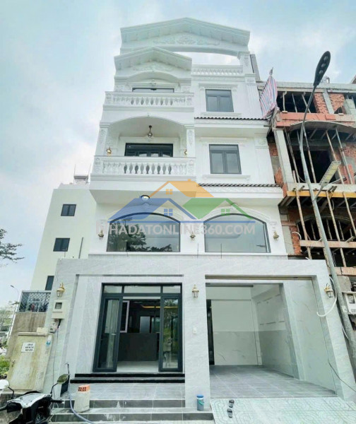 Nhà mới 5 tầng, xe hơi đậu trong nhà, 7x12m, full nội thất