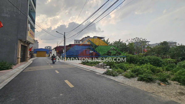 Bán đất 110m2 mặt đường hoàng dương, an đồng, an dương - giá chỉ: 3,x tỷ