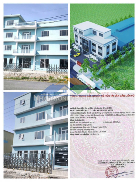 Chính chủ bán nhà xưởng,đã có sổ đỏ,đường 19a kcn hiệp...