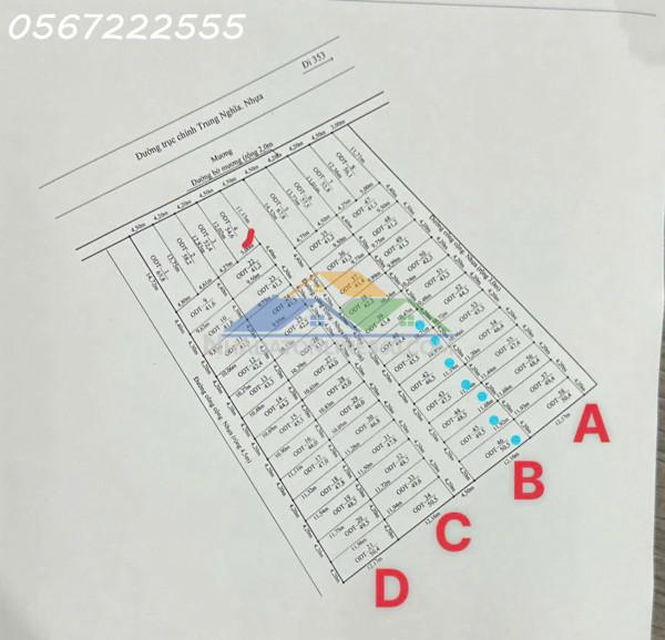 Bán đất mặt đường trung nghĩa đồ sơn nở hậu giá f0 - zalo 0567 222 555