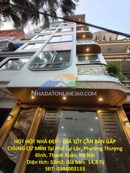 Hót hót nhà đẹp – giá tốt cần bán gấp chung cư mini tại phường thượng đình, thanh xuân, hà nội