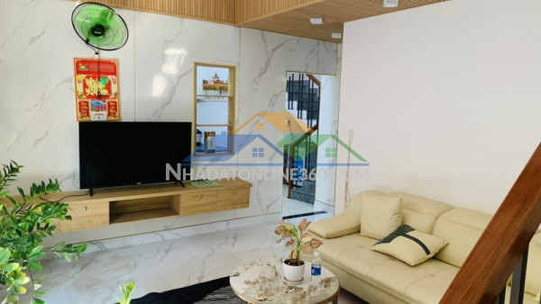 ♥ nhà kiệt điện biên phủ, 76m2, ngang 8m,  2 tầng, 3pn, thoáng đẹp, 4.5x tỷ