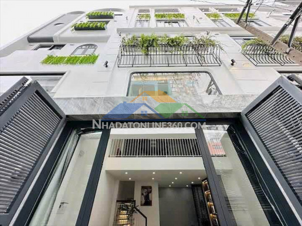 Kế emart - phạm văn chiêu - 45m2 - vuông a4 - ngang gần 6m bề thế - 5 tầng - vài bước ra mặt tiền - tặng full nội thất xịn - chỉ 6.x tỏi tl