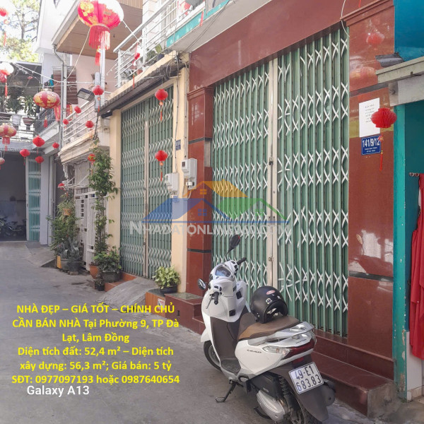 Nhà đẹp – giá tốt – chính chủ cần bán nhà tại phường 9, tp đà lạt, lâm đồng