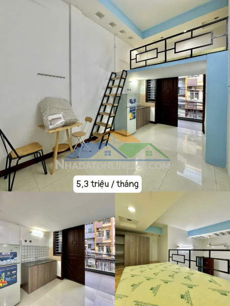 Cho thuê phòng full nội thất phường 13 , tân bình