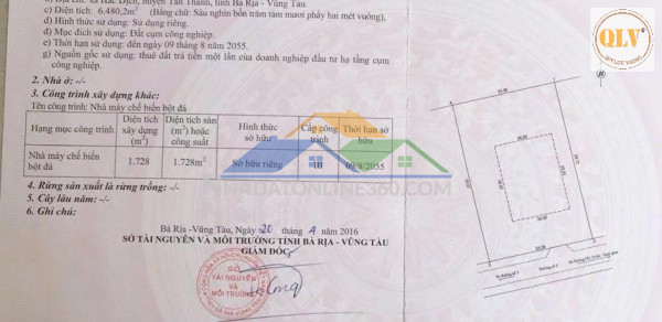 Bán kho, nhà xưởng tại Thị trấn Phú Mỹ, Huyện Tân Thành, Bà...