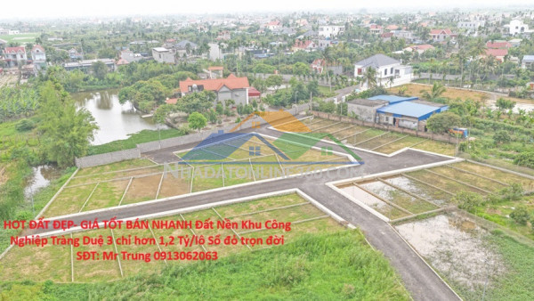 Hot đất đẹp- giá tốt bán nhanh đất nền khu công nghiệp tràng duệ 3 chỉ hơn 1,2 tỷ/lô sổ đỏ trọn đời