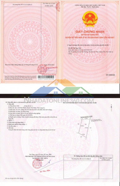 Đất đẹp -  giá tốt - chính chủ cần bán tại xã hòa hiệp, tam bình, vĩnh long