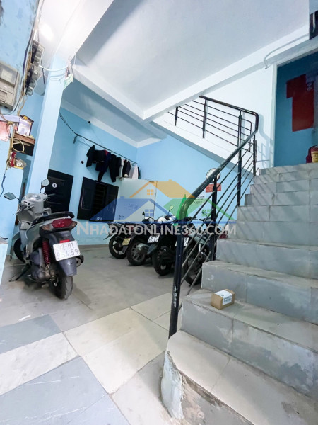 Nhà trọ 2 tầng hùng vương 90m2 7 phòng thu nhập 14tr/tháng giá hơn 3 tỷ