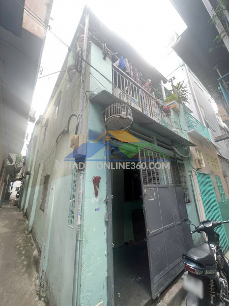 Nhà 2 tầng 3 mặt hẻm sát đường phan văn trị p7q5. giá 6.2 tỷ tl