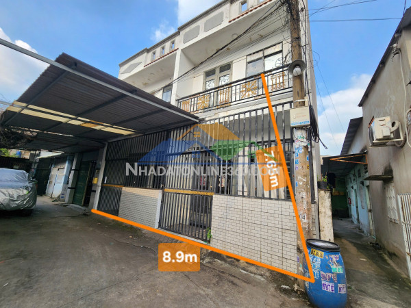 Nhà tân đông hiệp dĩ an 2 tỷ nhỉnh, ngân hàng chào bán nhà ngang 8,9m, dt 64m2