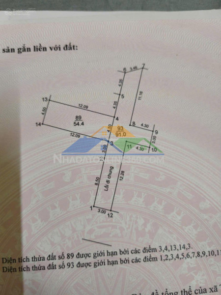 Bán 54.4m2 đất thuỵ lâm ngay gần vin - ô tô vào đất