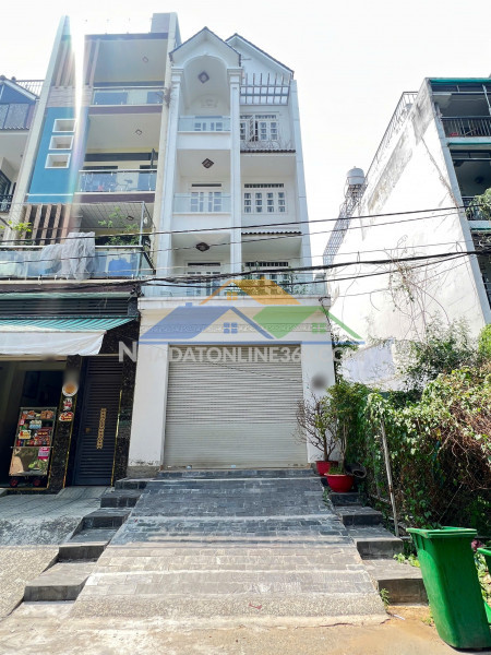 Nhà mới 4 tầng mặt tiền đường số kdc ấp 5 phong phú. giá: 10.5 tỷ