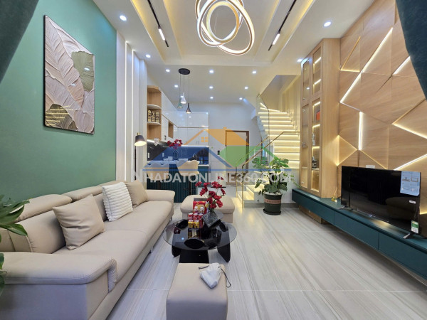 Bán nhà trần cao vân 52m2 2 tầng kiệt 3m 3pn full nội thất giá 4.45 tỷ