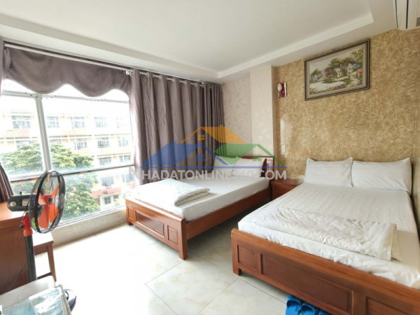 ♥ khách sạn mt ông ích khiêm, gần biển, 112m2, 5 tầng, 20 phòng đang kinh doanh