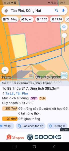 Bán nhà tại xã phú thịnh ,tân phú, đồng nai