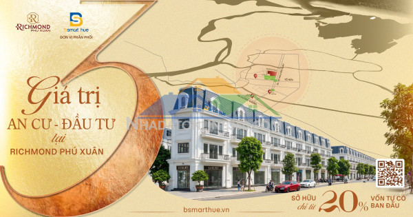 Sắp có giá chính thức shophouse richmond phú xuân – chính sách ưu đãi cực lớn