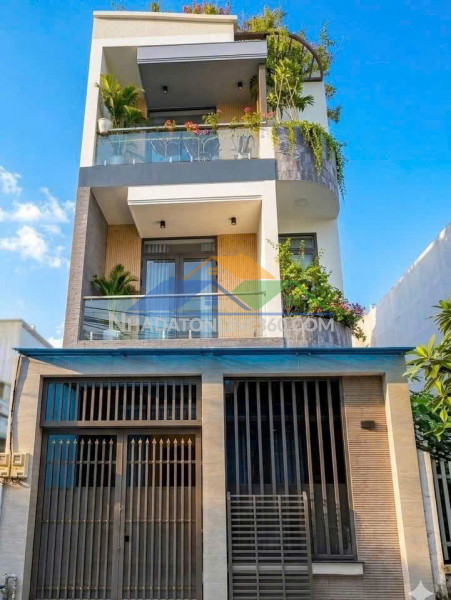 Bán nhà mới đẹp góc 2 mặt tiền đường huỳnh tấn phát, quận 7  - 5tỷ8.