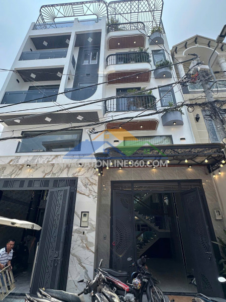 Nhà đẹp, mới xây 4 tầng - thiết kế hiện đại, sang trọng - hẻm xe tải, ô tô vào tận nhà