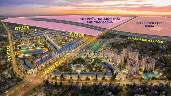 Khu đô thị trung tâm & cao cấp bậc nhất thủ phủ công – thương nghiệp miền bắc