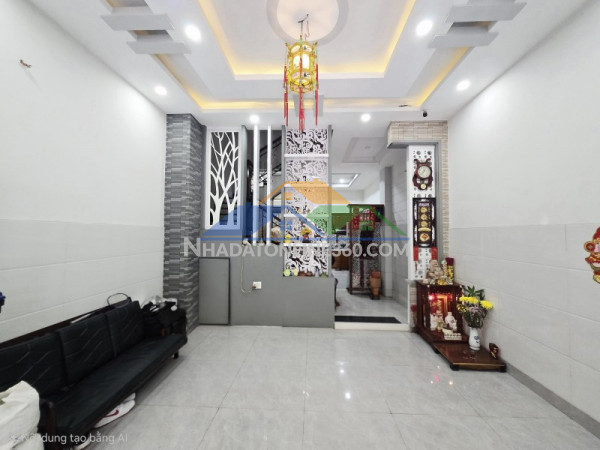 Bán nhà 4 tầng đặng văn bi thủ đức - 73m² (5x15m) - hẻm 6m vip - giá 13.5 tỷ