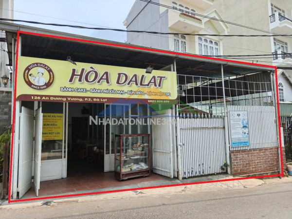 Chính chủ bán nhà mặt tiền rộng 9m - an dương vương, p.2, đà lạt