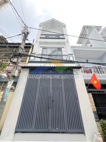 Nhà mới vị trí đẹp hẻm 5m đặng chất p2q8