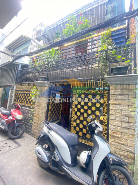 Nhà 2 tầng (5x15m) hẻm thẳng, thông đường bùi minh trực p5q8. giá: 6.7 tỷ