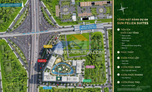 Bán gấp căn hộ chung cư 80.7 m2 tòa f2 - sun feliza suites, cầu giấy - vị trí kim cương