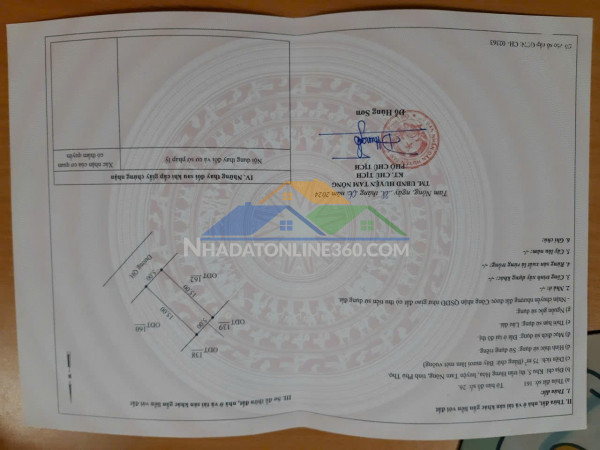 Đất đẹp- giá tốt chính chủ cần bán nhanh lô đất tiềm năng tại huyện tam nông, phú thọ