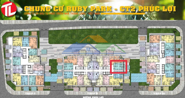 Bán căn hộ chung cư ruby phúc lợi 75m 2 ngủ chỉ từ 1,5 tỷ nhận nhà 2027 mua tt từ cđt