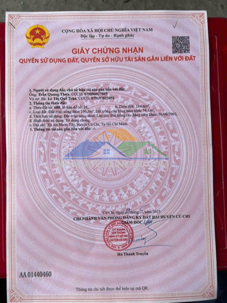 Bán đất full thổ cư gần safari tại mặt tiền đường an nhơn tây rộng 12m ngộp ngân hàng nên hạ giá