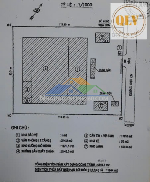 Bán nhà xưởng – KCN AMATA, LONG BÌNH, BIÊN HÒA – 11.343m²