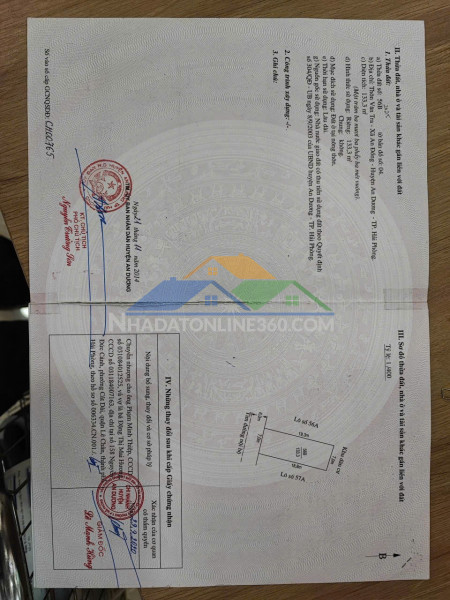 Bán đất 133m2 ngang 7m bến thóc, an đồng, an dương - giá: 33 tr/m