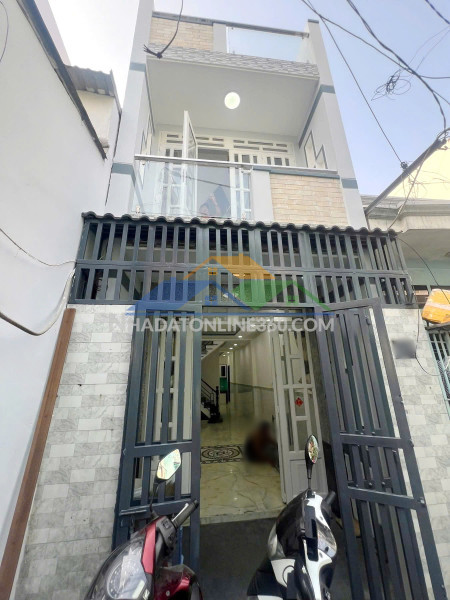 Nhà mới 2 tầng hẻm thông bùi minh trực p5q8 p.chánh hưng. giá: 5.98 tỷ