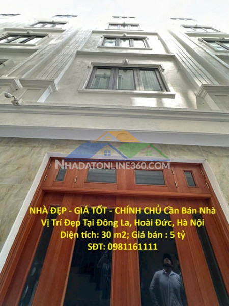 Nhà đẹp - giá tốt - chính chủ cần bán nhà vị trí đẹp tại đông la, hoài đức, hà nội