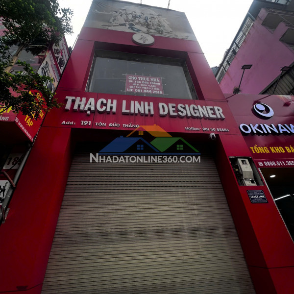 Chính chủ cho thuê nhà mặt phố số 191 tôn đức thắng -...