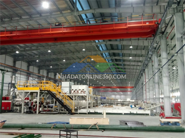 Xt095 cho thuê nhà xưởng kiên cố, sẵn cầu trục, phù hợp sx cơ...